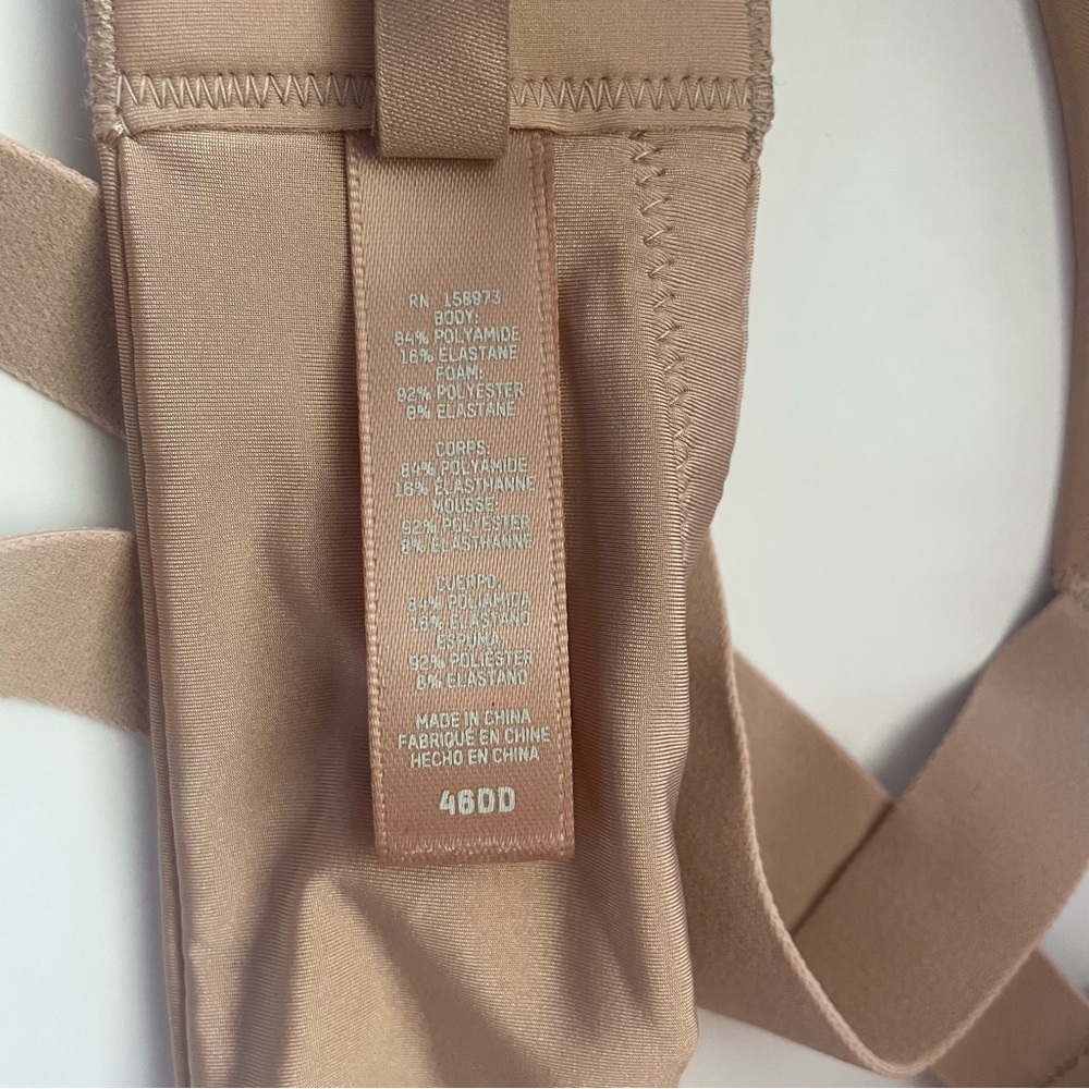 Skims Wireless Form Lightly Lined Bra Women’s 46DD Clay Beige Feminine Comfort - Picture 11 of 12